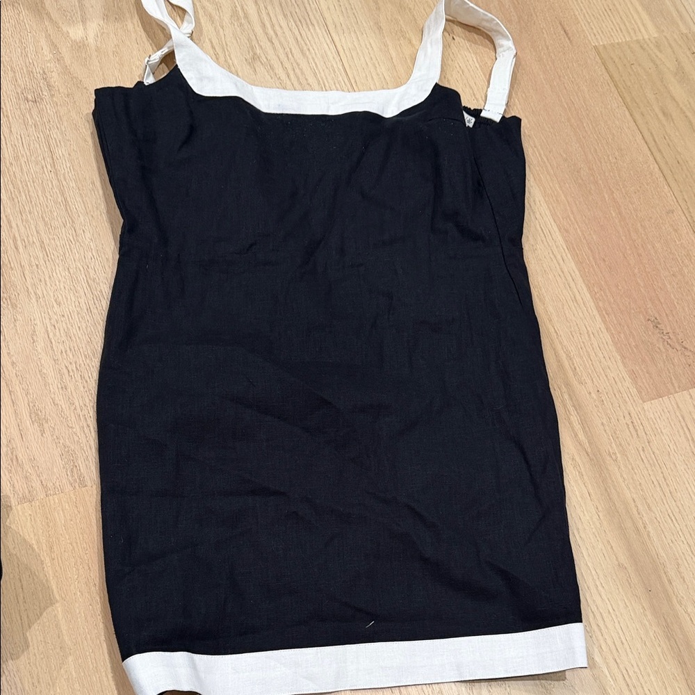 Abercrombie & Fitch Black and Cream Camisole
